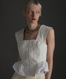 PRANK PROJECT | 【24SUMMER PRE ORDER】メモリーサテンコルセット / Memory Satin Corset(ベスト)