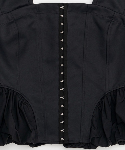 PRANK PROJECT（プランクプロジェクト）の「メモリーサテンコルセット / Memory Satin Corset（ベスト・レディース・ベージュ/ホワイト/ブラック・FREE）」の20枚目の写真