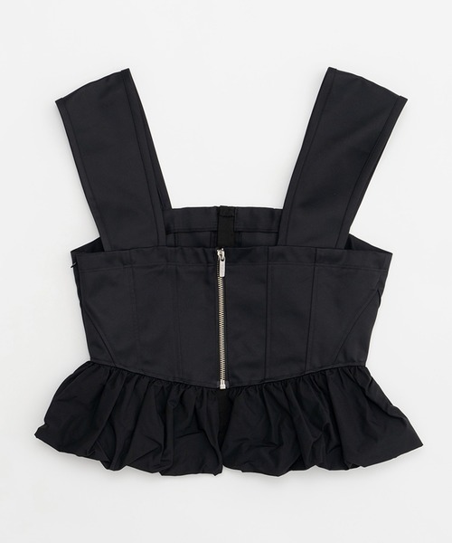 PRANK PROJECT（プランクプロジェクト）の「メモリーサテンコルセット / Memory Satin Corset（ベスト・レディース・ベージュ/ホワイト/ブラック・FREE）」の16枚目の写真