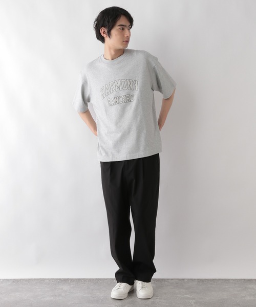 GLOBAL WORK(グローバルワーク)の「ヘビロッTEE COOLプリント/半袖/986792(Tシャツ/カットソー・メンズ・チャコールグレー/ブラック/サックスブルー/ホワイト系その他/ダークネイビー/ホワイト系その他2/ホワイト系その他3/グレー系その他3/グレー系その他4・SMALL/MEDIUM/LARGE/X-LARGE)」の22枚目の写真