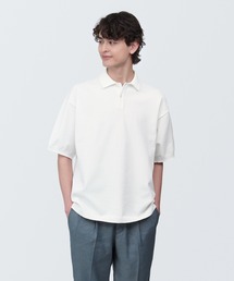無印良品 | 紳士　ＵＶカット天竺編み半袖ニットポロシャツ(ポロシャツ)