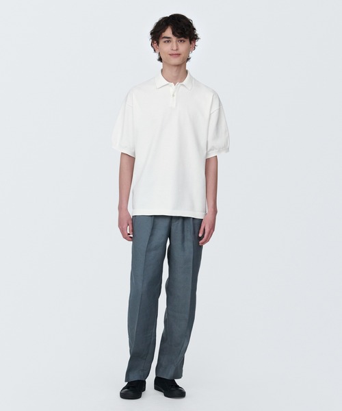 無印良品（ムジルシリョウヒン）の「紳士 UVカット天竺編み半袖