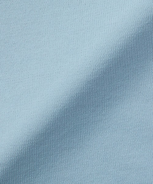 無印良品（ムジルシリョウヒン）の「紳士　ＵＶカット天竺編み半袖ニットポロシャツ（ポロシャツ・メンズ・スモーキーグリーン系/ホワイト/ライトブルー/ブラック・XL/L/S）」の18枚目の写真