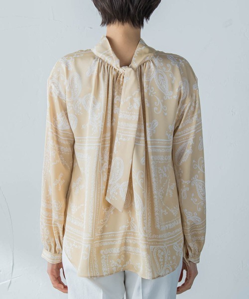 OFFICINAペイズリープリントブラウス OFFICINAペイズリープリントブラウス | allureville (Women