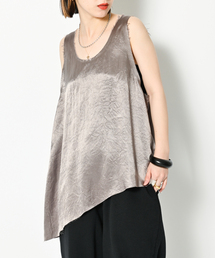 CITYSHOP | ASYMMETRY ACETATE TOP：ブラウス(シャツ/ブラウス)