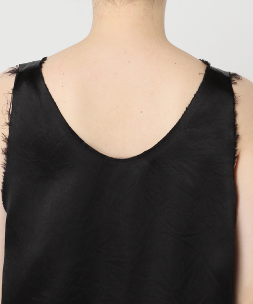 シティショップ CITYSHOP 24SS ノースリーブカットソー ASYMMETRY ACETATE TOP アシンメトリーアセテートトップ 240 CITYSHOP(シティショップ) 24SS ノースリーブカットソー