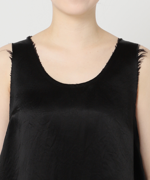 CITYSHOP(シティーショップ)の「ASYMMETRY ACETATE TOP:ブラウス(シャツ/ブラウス・レディース・ブラック/グレー・FREE)」の17枚目の写真