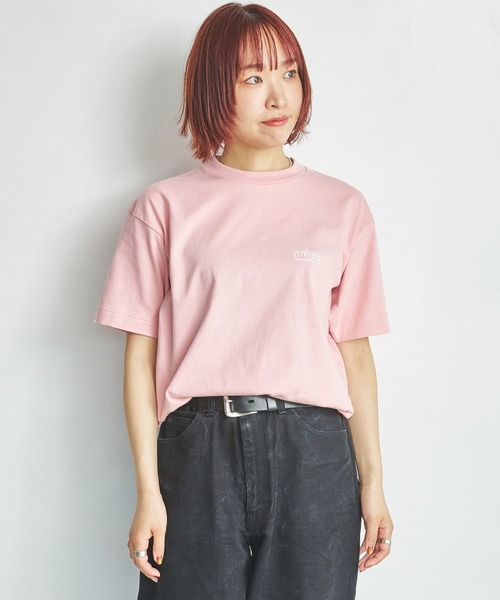 Manhattan Portage（マンハッタンポーテージ）の「《再入荷》S/S Print T-Shirt（Tシャツ/カットソー・メンズ・ホワイト×ブルー/ブラック/ホワイト×ブラック/ライトグレー/ネイビー/ピンク・LARGE/MEDIUM/SMALL/X-LARGE）」の6枚目の写真