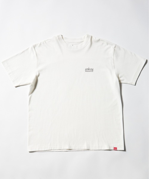 Manhattan Portage（マンハッタンポーテージ）の「《再入荷》S/S Print T-Shirt（Tシャツ/カットソー・メンズ・ホワイト×ブルー/ブラック/ホワイト×ブラック/ライトグレー/ネイビー/ピンク・LARGE/MEDIUM/SMALL/X-LARGE）」の20枚目の写真