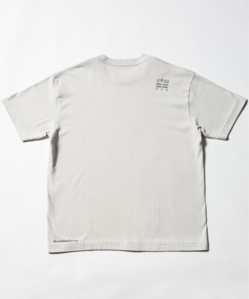 Manhattan Portage（マンハッタンポーテージ）の「《再入荷》S/S Print T-Shirt（Tシャツ/カットソー・メンズ・ホワイト×ブルー/ブラック/ホワイト×ブラック/ライトグレー/ネイビー/ピンク・LARGE/MEDIUM/SMALL/X-LARGE）」の15枚目の写真