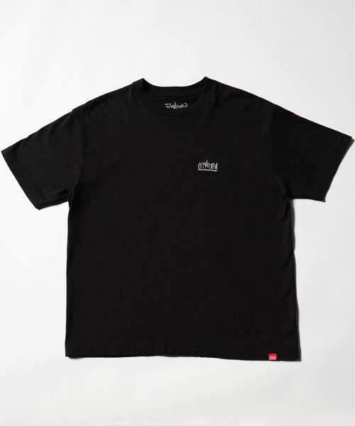 Manhattan Portage（マンハッタンポーテージ）の「《再入荷》S/S Print T-Shirt（Tシャツ/カットソー・メンズ・ホワイト×ブルー/ブラック/ホワイト×ブラック/ライトグレー/ネイビー/ピンク・LARGE/MEDIUM/SMALL/X-LARGE）」の18枚目の写真