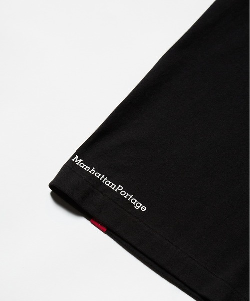 Manhattan Portage（マンハッタンポーテージ）の「《再入荷》S/S Print T-Shirt（Tシャツ/カットソー・メンズ・ホワイト×ブルー/ブラック/ホワイト×ブラック/ライトグレー/ネイビー/ピンク・LARGE/MEDIUM/SMALL/X-LARGE）」の8枚目の写真