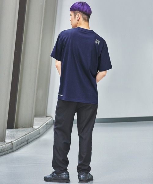 Manhattan Portage（マンハッタンポーテージ）の「《再入荷》S/S Print T-Shirt（Tシャツ/カットソー・メンズ・ホワイト×ブルー/ブラック/ホワイト×ブラック/ライトグレー/ネイビー/ピンク・LARGE/MEDIUM/SMALL/X-LARGE）」の22枚目の写真