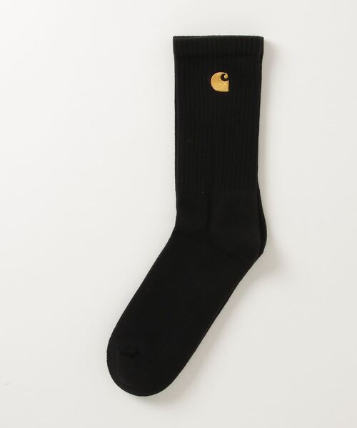 Carhartt WIP(カーハートダブリューアイピー)の「Carhartt WIP/カーハート ダブリューアイピー ソックス CHASE SOCKS I029421(ソックス/靴下・メンズ・ブラック/ホワイト・FREE)」の5枚目の写真