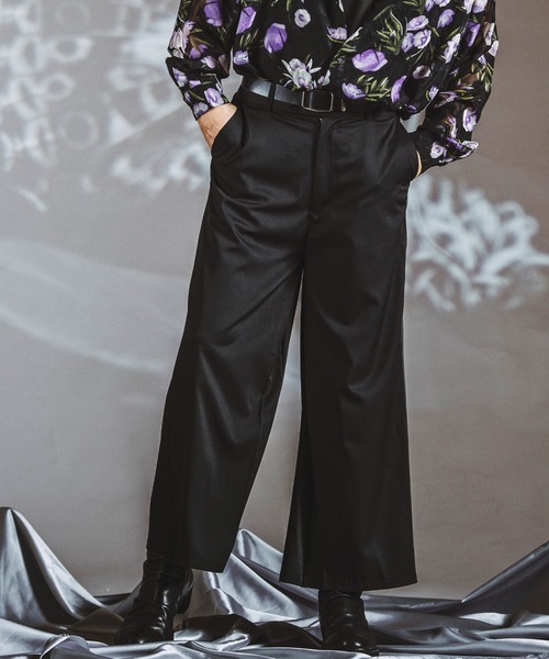 【セール】インバーテッドプリーツワイドレッグPT(パンツ)（その他パンツ）｜NO ID.（ノーアイディ）