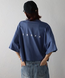 TROPAバックロゴハーフスリーブTシャツ