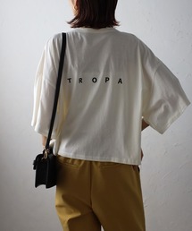 TROPAバックロゴハーフスリーブTシャツ
