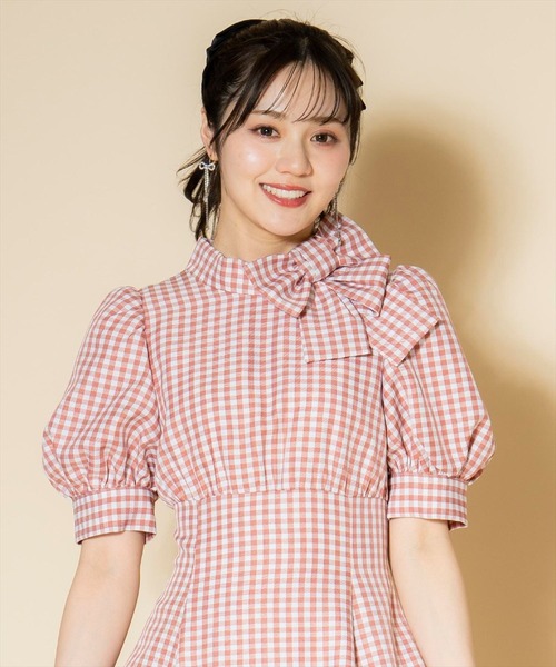 【新品級】ウィルセレクション ギンガムチェックワンピース ギンガムチェックワンピース | ウィルセレクション