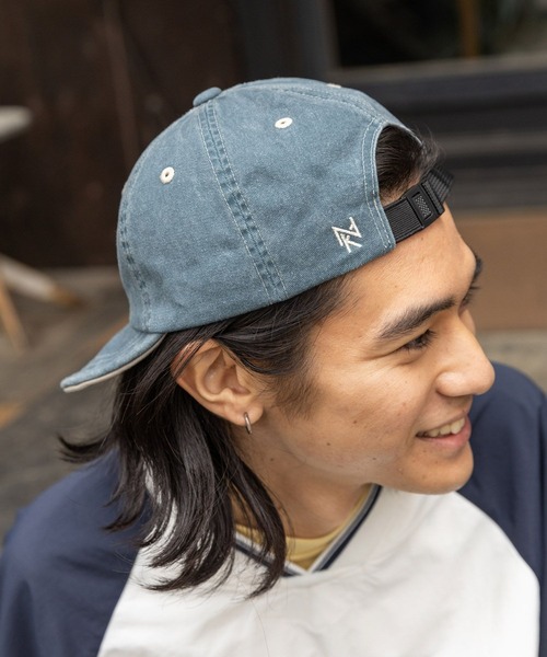 niko and...（ニコアンド）の「ピグメントステッチキャップ（キャップ・メンズ・ライトグレー/ブルー/ブラック・FREE）」の3枚目の写真