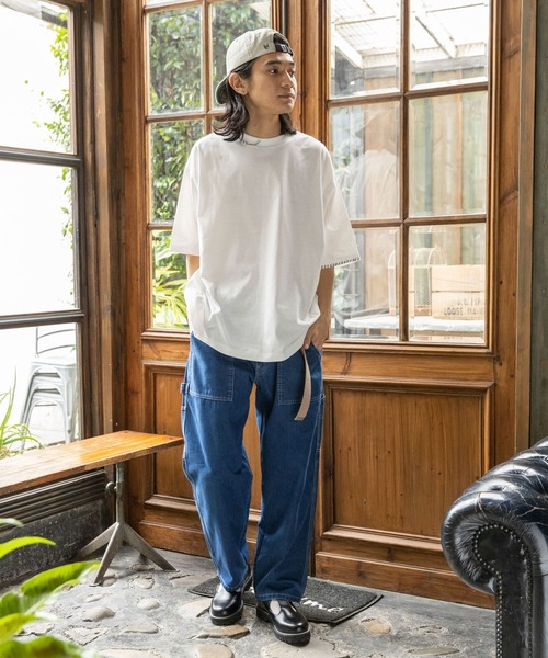 niko and...（ニコアンド）の「ピグメントステッチキャップ（キャップ・メンズ・ライトグレー/ブルー/ブラック・FREE）」の6枚目の写真