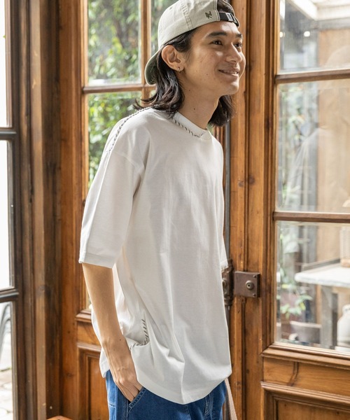 niko and...（ニコアンド）の「ピグメントステッチキャップ（キャップ・メンズ・ライトグレー/ブルー/ブラック・FREE）」の9枚目の写真