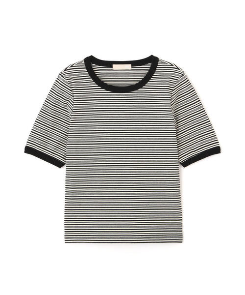 FREE'S MART（フリーズマート）の「◆ランダムボーダーカットソー（Tシャツ/カットソー・レディース・グリーン系その他5/ブラック系その他/イエロー系その他・FREE）」の4枚目の写真