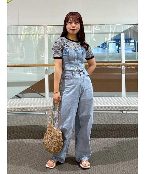 FREE'S MART（フリーズマート）の「◆ランダムボーダーカットソー（Tシャツ/カットソー・レディース・グリーン系その他5/ブラック系その他/イエロー系その他・FREE）」の9枚目の写真