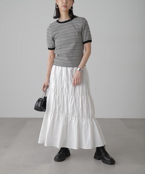 FREE'S MART（フリーズマート）の「◆ランダムボーダーカットソー（Tシャツ/カットソー・レディース・グリーン系その他5/ブラック系その他/イエロー系その他・FREE）」の12枚目の写真