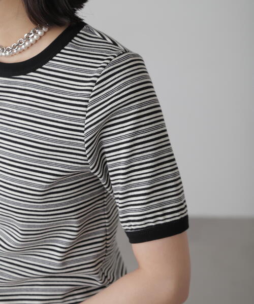 FREE'S MART（フリーズマート）の「◆ランダムボーダーカットソー（Tシャツ/カットソー・レディース・グリーン系その他5/ブラック系その他/イエロー系その他・FREE）」の18枚目の写真