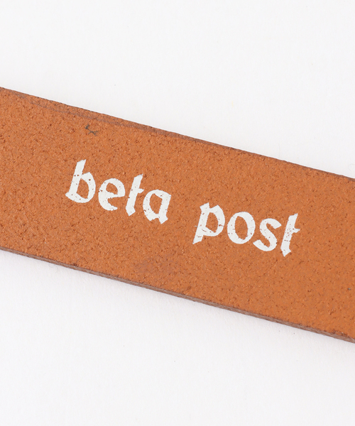 beta post(ベータポスト)の「BETA POST (ベータ ポスト) long narrow belt B02SABL-16(ベルト・メンズ・ブラック/ブラウン系その他・FREE)」の5枚目の写真