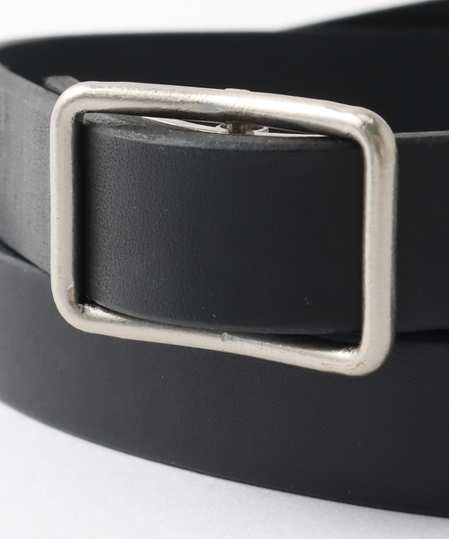beta post(ベータポスト)の「BETA POST (ベータ ポスト) long narrow belt B02SABL-16(ベルト・メンズ・ブラック/ブラウン系その他・FREE)」の6枚目の写真