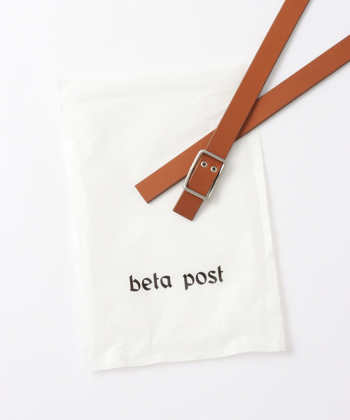 beta post(ベータポスト)の「BETA POST (ベータ ポスト) long narrow belt B02SABL-16(ベルト・メンズ・ブラック/ブラウン系その他・FREE)」の8枚目の写真