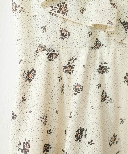 natural couture(ナチュラルクチュール)の「【mamamo】ギャザーフリルカシュクールワンピース(ワンピース・レディース・ブラック/グレー/その他1・FREE)」の18枚目の写真