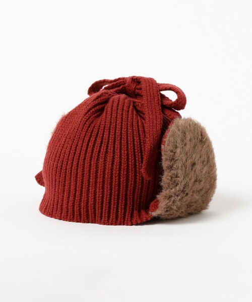 Casselini（キャセリーニ）の「Casselini / 別注 イヤービーニー（ニットキャップ/ビーニー・キッズ・レッド/ネイビー・ONE SIZE）」の5枚目の写真