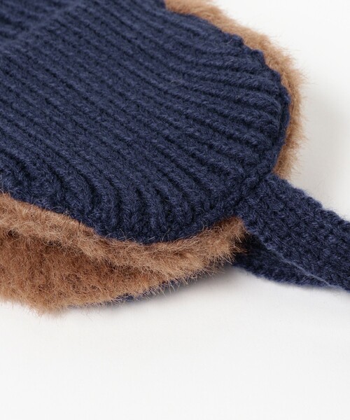 Casselini（キャセリーニ）の「Casselini / 別注 イヤービーニー（ニットキャップ/ビーニー・キッズ・レッド/ネイビー・ONE SIZE）」の8枚目の写真