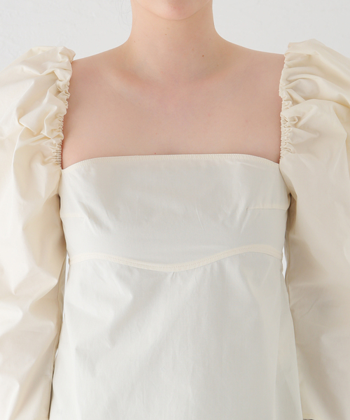 REJINA PYO（レジーナピョウ）の「【REJINA PYO /レジーナ・ピョウ】Anita Blouse（シャツ/ブラウス・レディース・ホワイト×ホワイト・SMALL）」の7枚目の写真