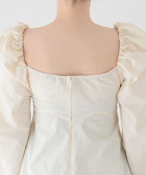 REJINA PYO（レジーナピョウ）の「【REJINA PYO /レジーナ・ピョウ】Anita Blouse（シャツ/ブラウス・レディース・ホワイト×ホワイト・SMALL）」の8枚目の写真