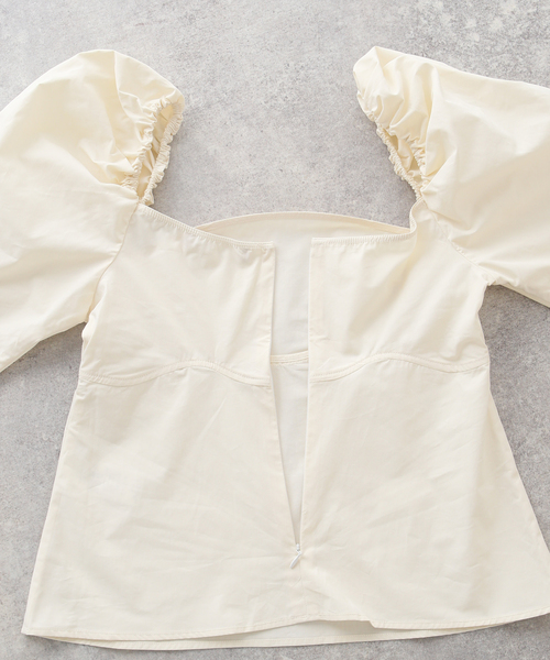 REJINA PYO（レジーナピョウ）の「【REJINA PYO /レジーナ・ピョウ】Anita Blouse（シャツ/ブラウス・レディース・ホワイト×ホワイト・SMALL）」の13枚目の写真