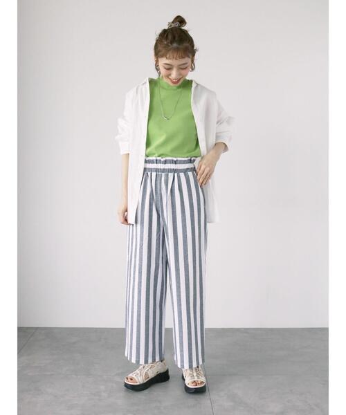 Lugnoncure（ルノンキュール）の「リネンブレンドシャツ（シャツ/ブラウス・レディース・ホワイト/ピンク/オフホワイト/サックスブルー/ブラック・F）」の9枚目の写真