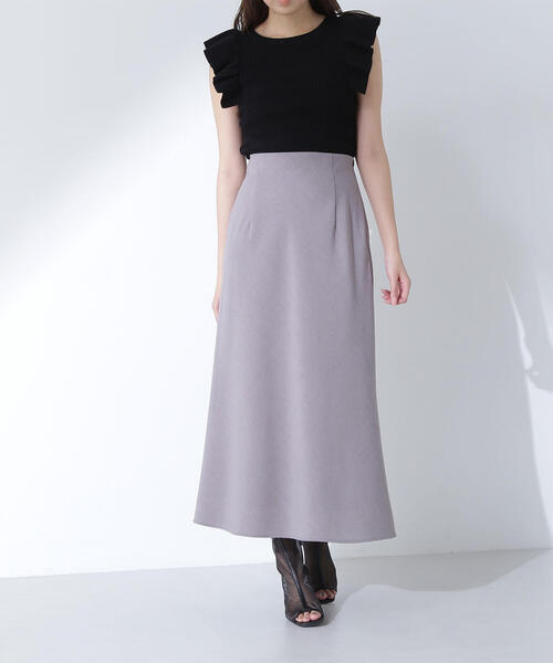 NATURAL BEAUTY BASIC（ナチュラルビューティーベーシック）の「◇バイアスナロースカート（スカート・レディース・ベージュ/グレー・MEDIUM）」の20枚目の写真