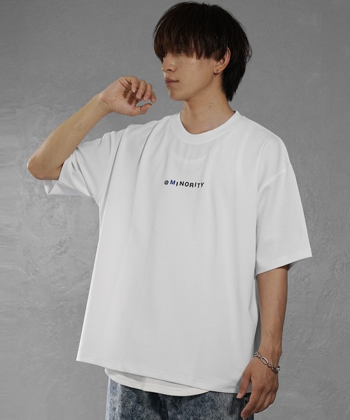 MinoriTY（マイノリティ）の「【MinoriTY】FlowerArtPrintTee 半袖Tシャツ カットソー メンズ ビッグシルエット オーバーサイズ ルーズフィット 夏服（Tシャツ/カットソー・メンズ・ホワイト/ブラック・S/M/L）」の5枚目の写真