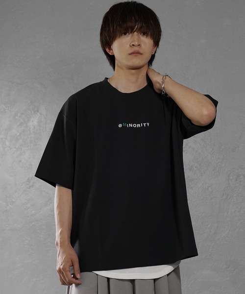 MinoriTY（マイノリティ）の「【MinoriTY】FlowerArtPrintTee 半袖Tシャツ カットソー メンズ ビッグシルエット オーバーサイズ ルーズフィット 夏服（Tシャツ/カットソー・メンズ・ホワイト/ブラック・S/M/L）」の9枚目の写真