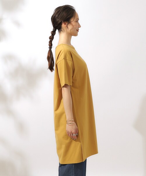 SHOO・LA・RUE（シューラルー）の「◆【汗ジミ防止/UV】夏も好きな色を着よう 欲ばりチュニックワンピース（チュニック・レディース・マスタード/ホワイト/チャコールグレー・02/03/04）」の22枚目の写真