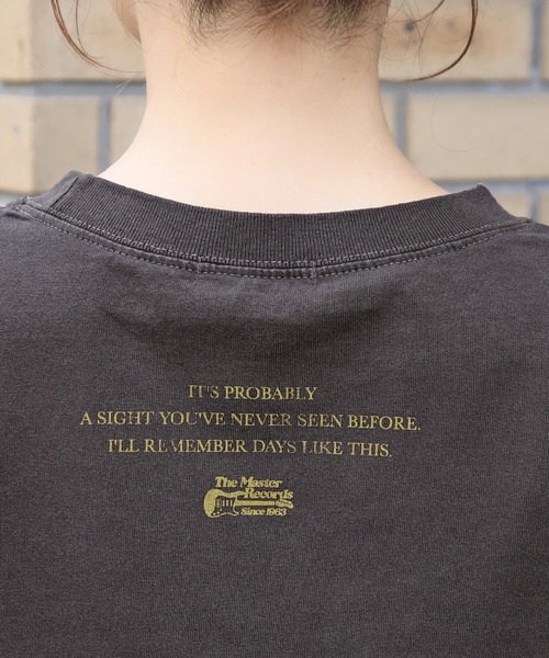 tiptop（ティップトップ）の「モノトーンプリントピグメントBIGTシャツ（Tシャツ/カットソー・レディース・ホワイト系その他/アイボリー/ブラック系その他2/ブラック系その他・FREE）」の15枚目の写真