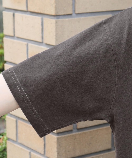 tiptop（ティップトップ）の「モノトーンプリントピグメントBIGTシャツ（Tシャツ/カットソー・レディース・ホワイト系その他/アイボリー/ブラック系その他2/ブラック系その他・FREE）」の14枚目の写真