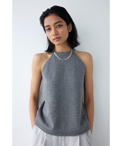 ALEXIA STAM（アリシアスタン）の「Halterneck Back Slit Knit