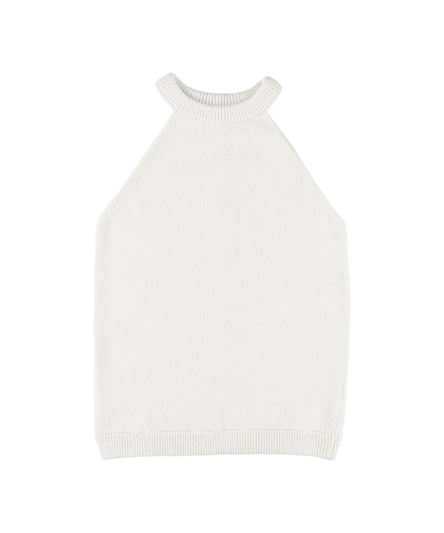 ALEXIA STAM(アリシアスタン)の「Halterneck Back Slit Knit Top /バックスリットタンクトップ(タンクトップ・レディース・グレー/ブラック/ホワイト・FREE)」の21枚目の写真