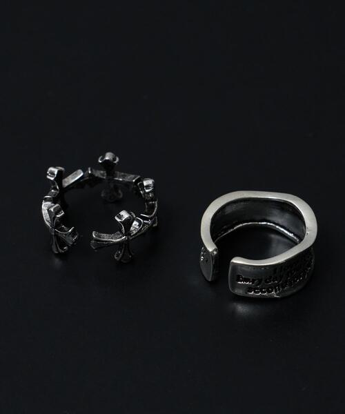 WEGO（ウィゴー）の「WEGO/【2点セット】アソートリング（リング・メンズ・その他3/その他1/その他4/その他2/その他5・FREE）」の7枚目の写真