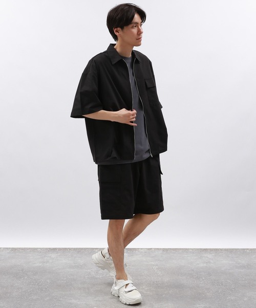 LAKOLE（ラコレ）の「吸水速乾ドットドライ4WAYシャツ / 129929（シャツ/ブラウス・メンズ・ブラック/セージグリーン/ブルー・MEDIUM/LARGE/X-LARGE）」の15枚目の写真