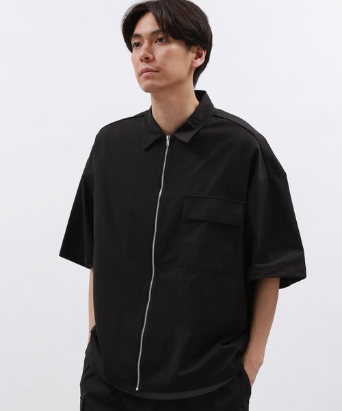 LAKOLE（ラコレ）の「吸水速乾ドットドライ4WAYシャツ / 129929（シャツ/ブラウス・メンズ・ブラック/セージグリーン/ブルー・MEDIUM/LARGE/X-LARGE）」の16枚目の写真